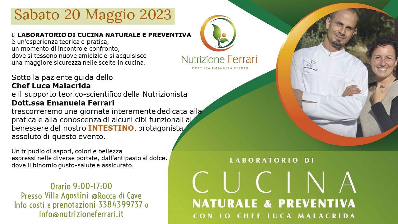 LABORATORIO DI CUCINA NATURALE E PREVENTIVA