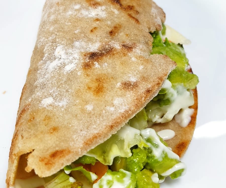 insalatina e piadina di riso